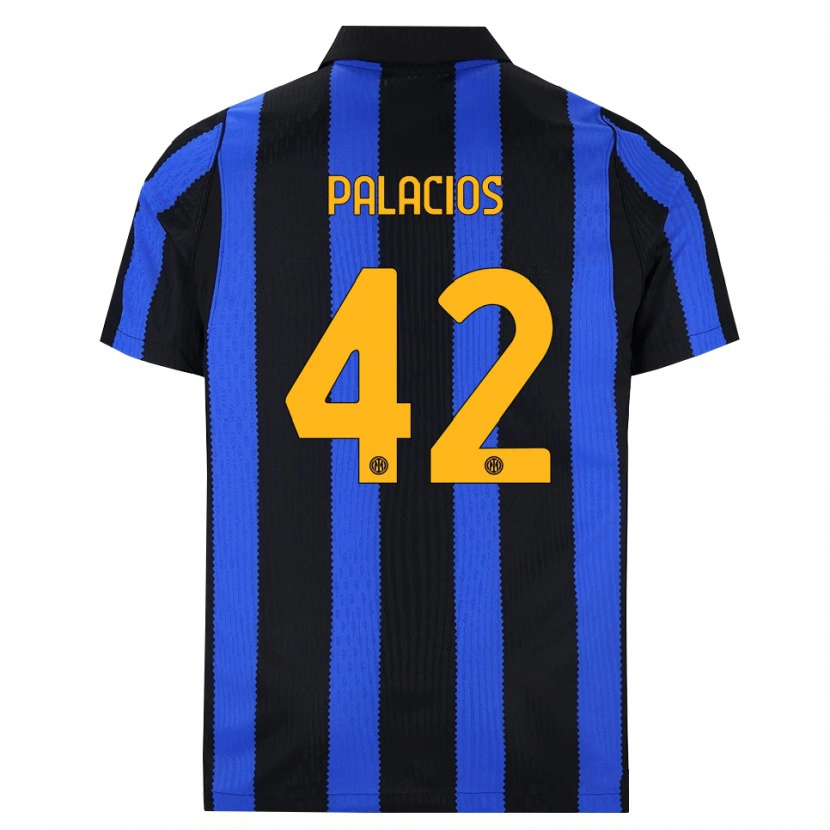 Danxen Kvinnor Tomás Palacios #42 Svart Blå Gul Hemmatröja Matchtröjor 2026/27 Tröjor T-Tröja