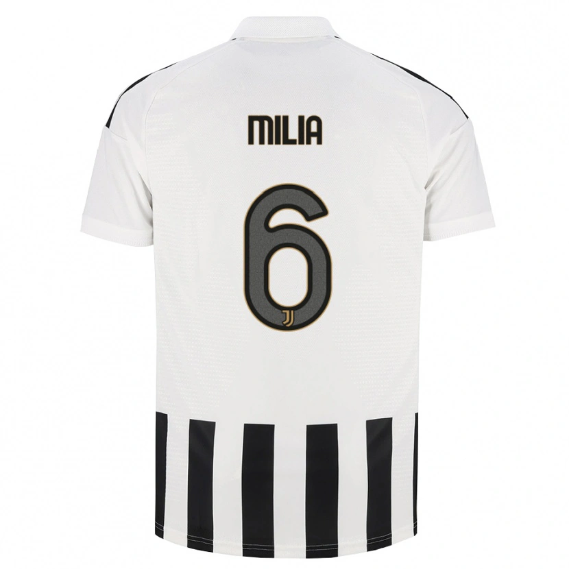 Danxen Kvinnor Nicolò Milia #6 Svart Vit Brun Hemmatröja Matchtröjor 2026/27 Tröjor T-Tröja