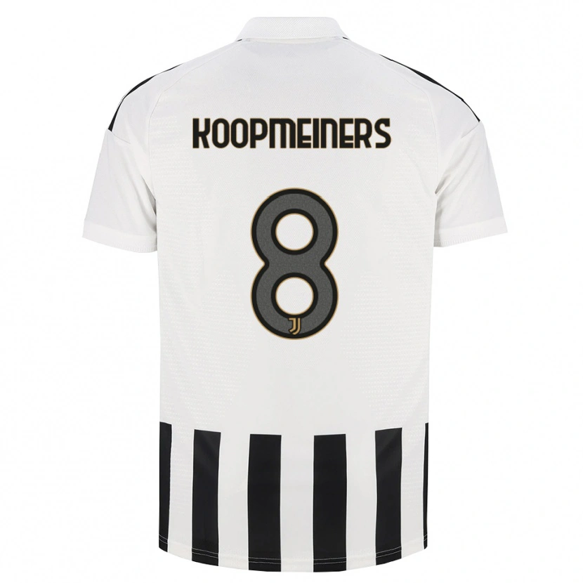 Danxen Kvinnor Teun Koopmeiners #8 Svart Vit Brun Hemmatröja Matchtröjor 2026/27 Tröjor T-Tröja
