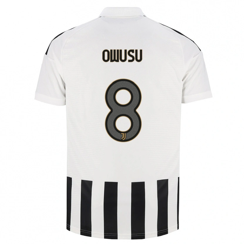 Danxen Kvinnor Augusto Owusu #8 Svart Vit Brun Hemmatröja Matchtröjor 2026/27 Tröjor T-Tröja
