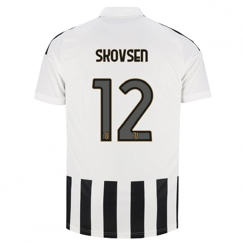 Danxen Kvinnor Matilde Lundorf Skovsen #12 Svart Vit Brun Hemmatröja Matchtröjor 2026/27 Tröjor T-Tröja