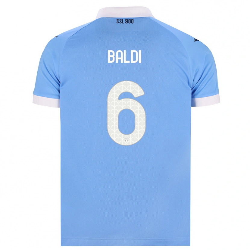 Danxen Kvinnor Mattia Santagostino Baldi #6 Himmelblå Svart Vit Hemmatröja Matchtröjor 2026/27 Tröjor T-Tröja