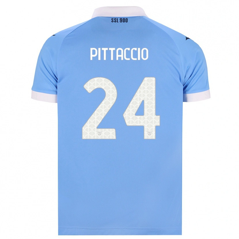 Danxen Kvinnor Francesca Pittaccio #24 Himmelblå Svart Vit Hemmatröja Matchtröjor 2026/27 Tröjor T-Tröja