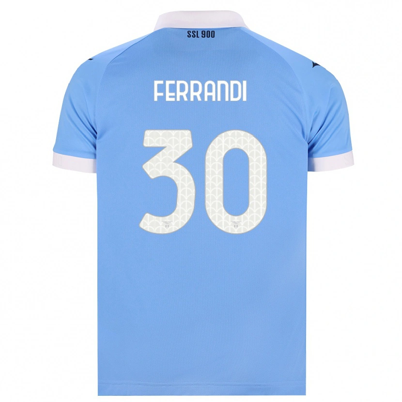 Danxen Kvinnor Giulia Ferrandi #30 Himmelblå Svart Vit Hemmatröja Matchtröjor 2026/27 Tröjor T-Tröja