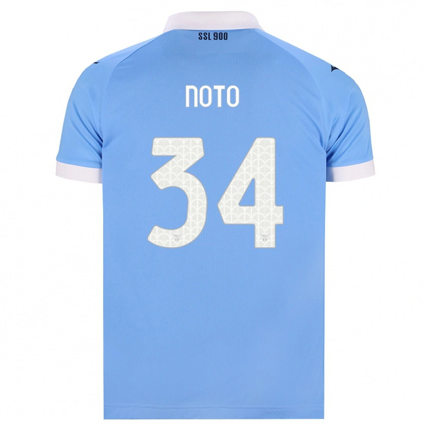 Danxen Kvinnor Pierpaolo Noto #34 Himmelblå Svart Vit Hemmatröja Matchtröjor 2026/27 Tröjor T-Tröja