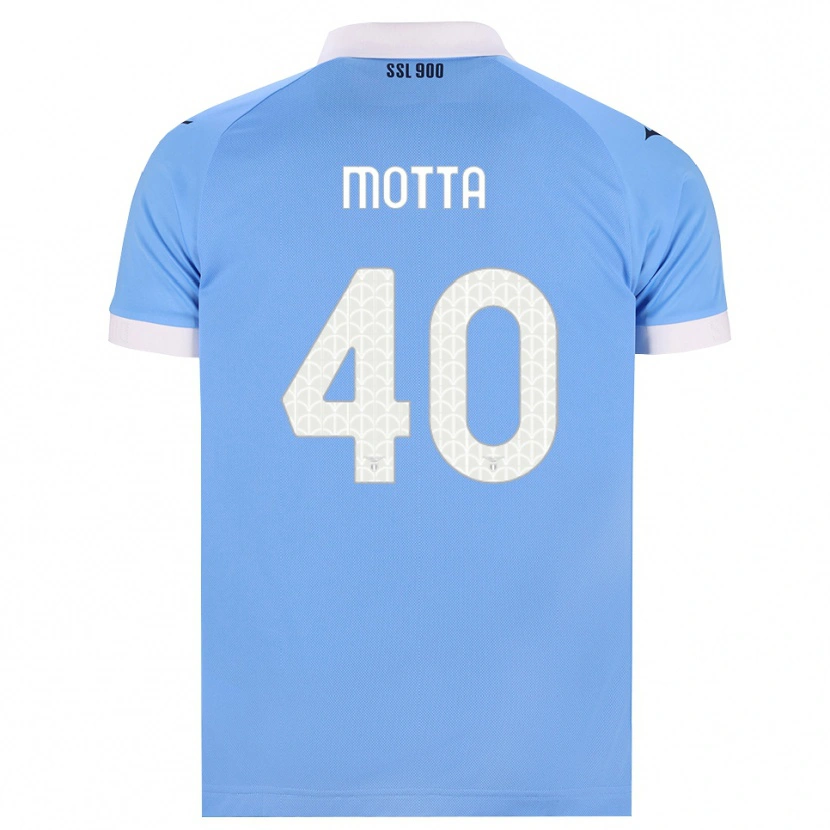 Danxen Kvinnor Edoardo Motta #40 Himmelblå Svart Vit Hemmatröja Matchtröjor 2026/27 Tröjor T-Tröja