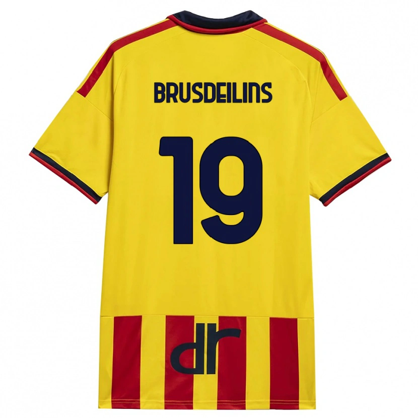 Danxen Kvinnor Bilal Brusdeilins #19 Gul Röd Hemmatröja Matchtröjor 2026/27 Tröjor T-Tröja
