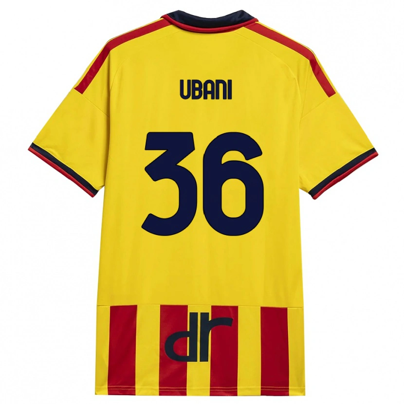Danxen Kvinnor Marlon Ubani #36 Gul Röd Hemmatröja Matchtröjor 2026/27 Tröjor T-Tröja