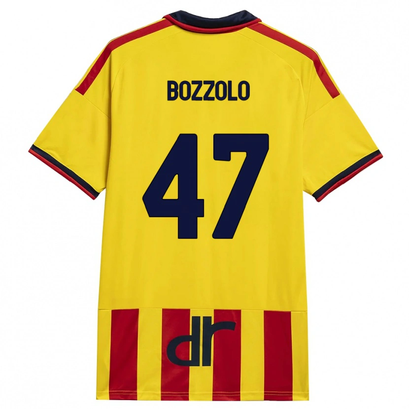 Danxen Kvinnor Alessandro Bozzolo #47 Gul Röd Hemmatröja Matchtröjor 2026/27 Tröjor T-Tröja