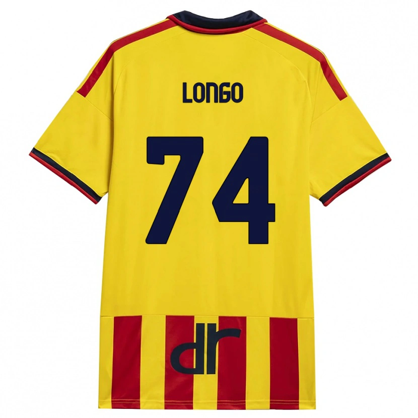 Danxen Kvinnor Francesco Longo #74 Gul Röd Hemmatröja Matchtröjor 2026/27 Tröjor T-Tröja