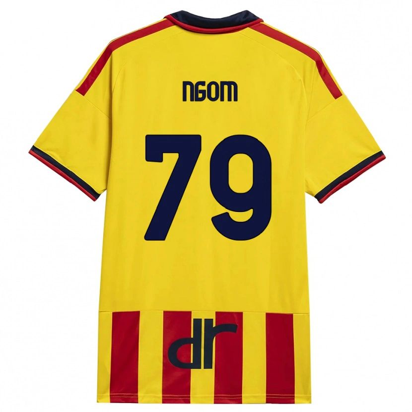 Danxen Kvinnor Oumar Ngom #79 Gul Röd Hemmatröja Matchtröjor 2026/27 Tröjor T-Tröja