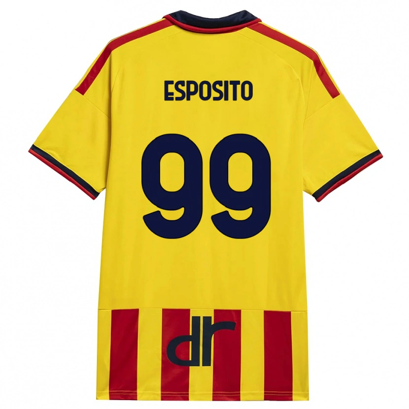 Danxen Kvinnor Pasquale Esposito #99 Gul Röd Hemmatröja Matchtröjor 2026/27 Tröjor T-Tröja