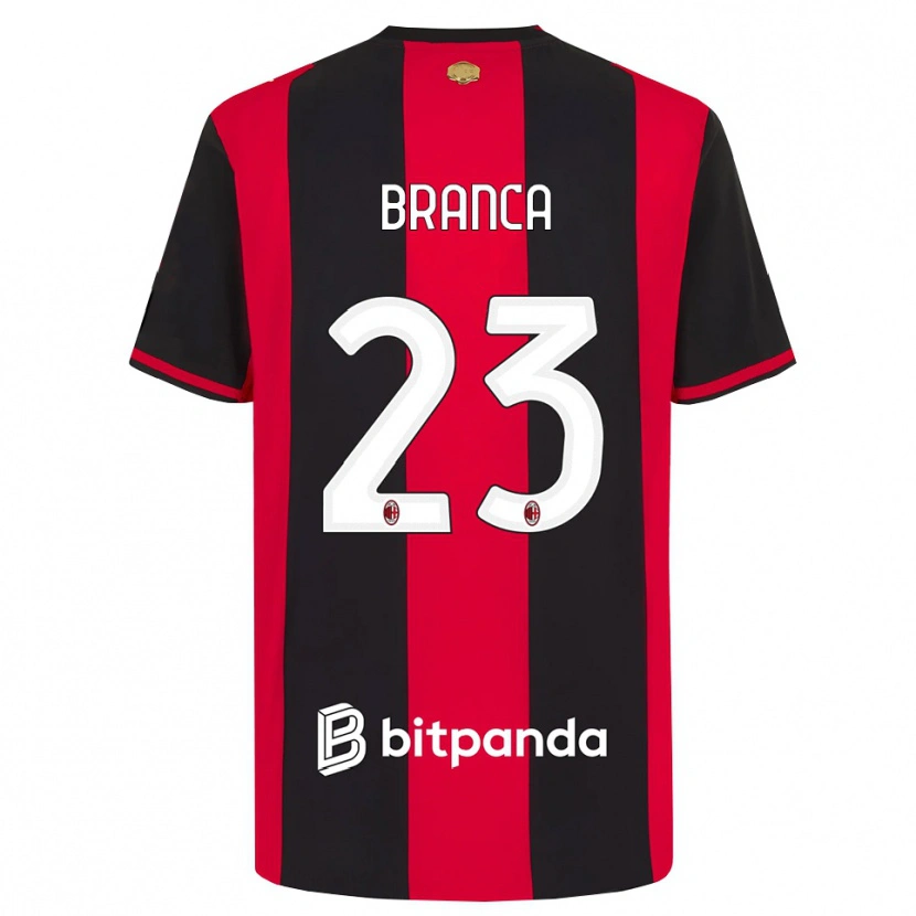Danxen Kvinnor Simone Branca #23 Röd Svart Vit Hemmatröja Matchtröjor 2026/27 Tröjor T-Tröja