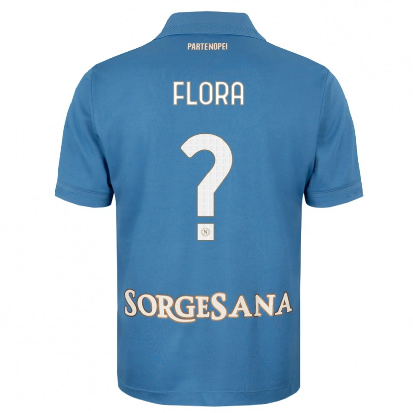 Danxen Kvinnor Massimiliano Flora #0 Dimblå Vit Hemmatröja Matchtröjor 2026/27 Tröjor T-Tröja
