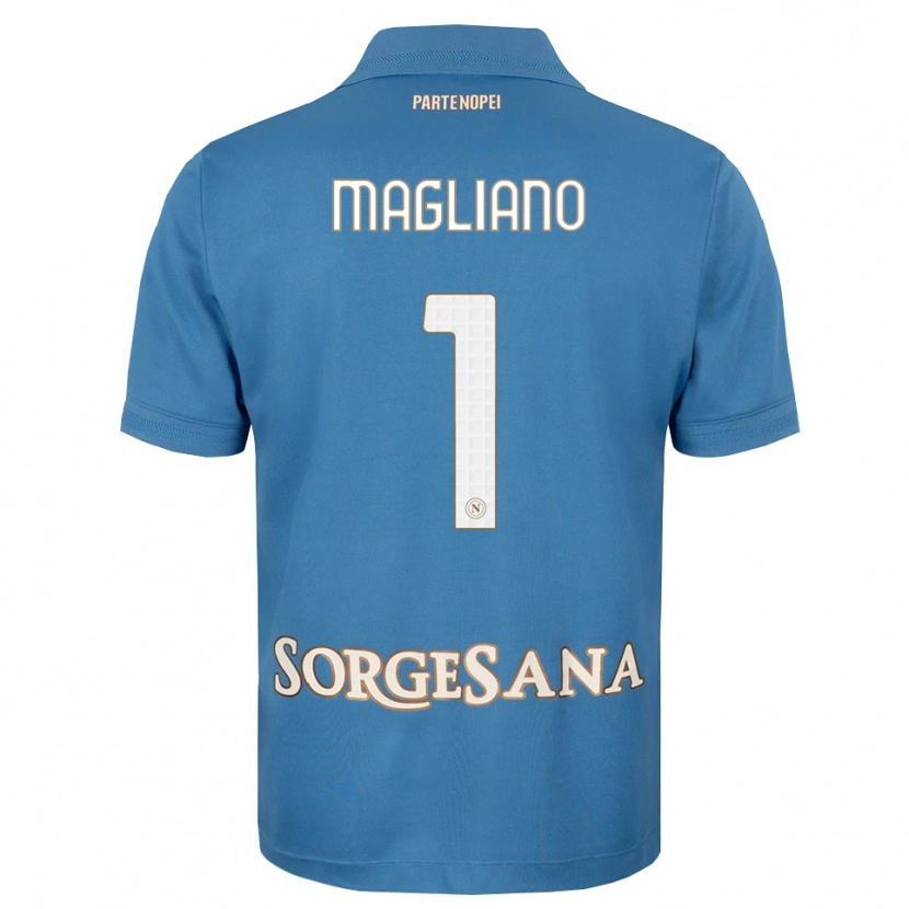 Danxen Kvinnor Mattia Magliano #1 Dimblå Vit Hemmatröja Matchtröjor 2026/27 Tröjor T-Tröja