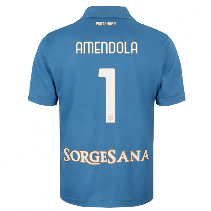 Danxen Kvinnor Antonio Amendola #1 Dimblå Vit Hemmatröja Matchtröjor 2026/27 Tröjor T-Tröja