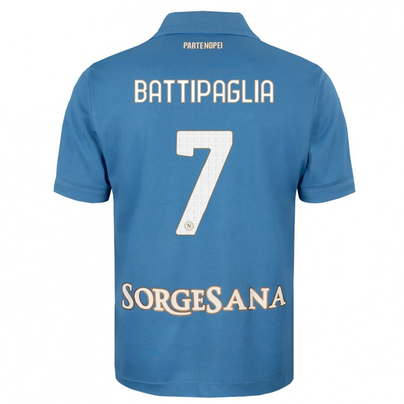 Danxen Kvinnor Antonio Battipaglia #7 Dimblå Vit Hemmatröja Matchtröjor 2026/27 Tröjor T-Tröja