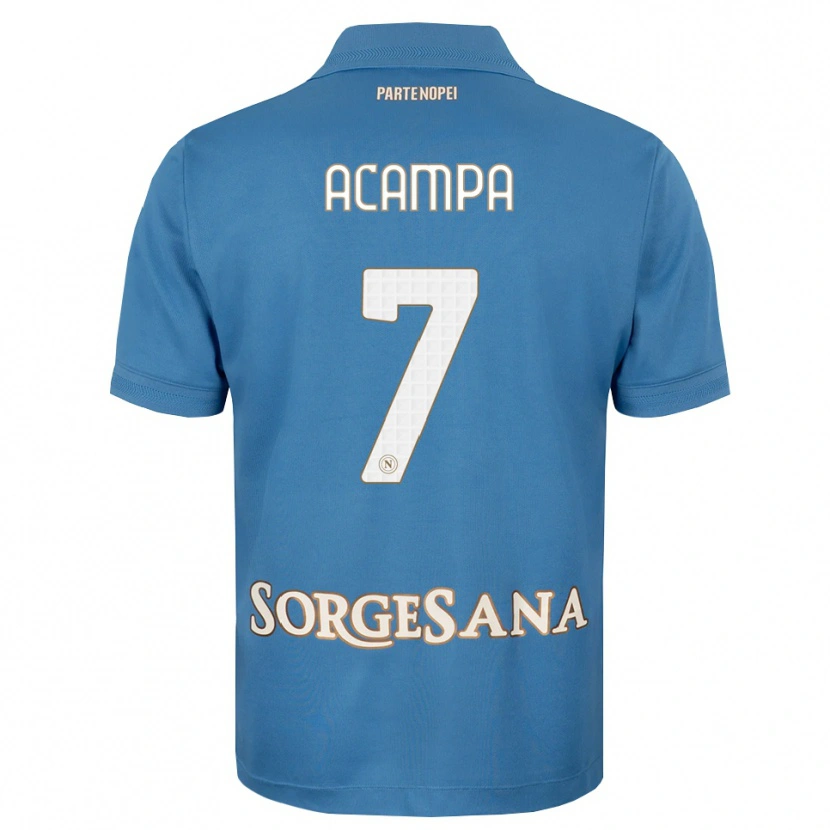 Danxen Kvinnor Davide Acampa #7 Dimblå Vit Hemmatröja Matchtröjor 2026/27 Tröjor T-Tröja