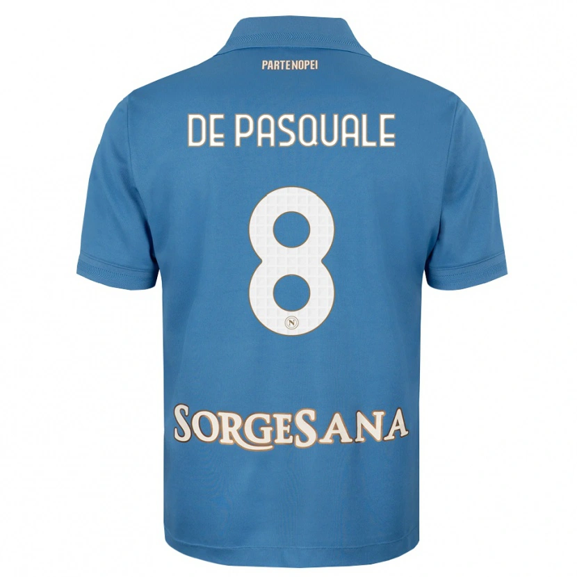 Danxen Kvinnor Dylan De Pasquale #8 Dimblå Vit Hemmatröja Matchtröjor 2026/27 Tröjor T-Tröja