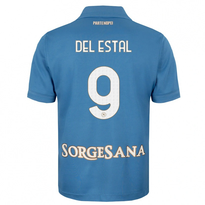 Danxen Kvinnor Eli Del Estal #9 Dimblå Vit Hemmatröja Matchtröjor 2026/27 Tröjor T-Tröja
