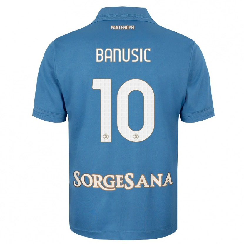 Danxen Kvinnor Marija Banušić #10 Dimblå Vit Hemmatröja Matchtröjor 2026/27 Tröjor T-Tröja