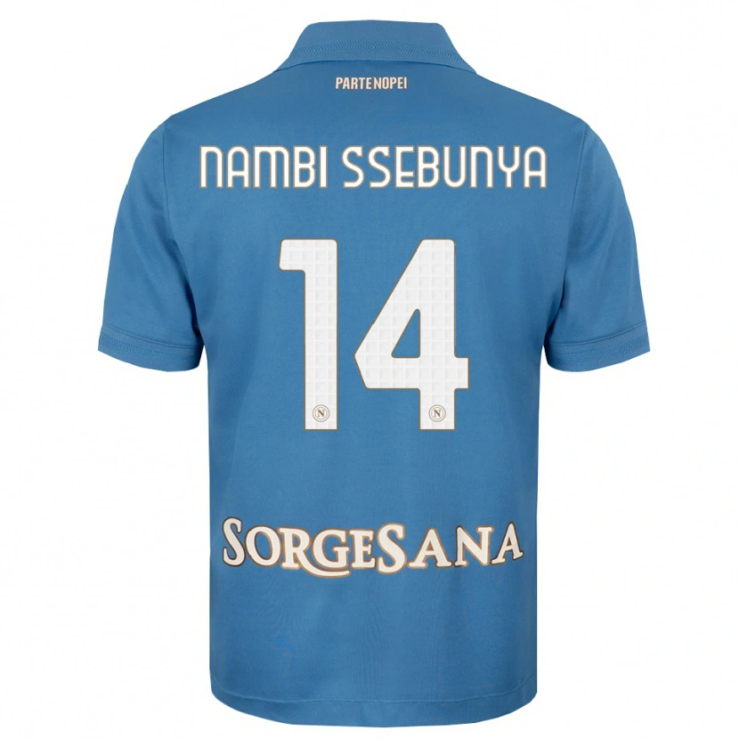Danxen Kvinnor Violah Nambi Ssebunya #14 Dimblå Vit Hemmatröja Matchtröjor 2026/27 Tröjor T-Tröja