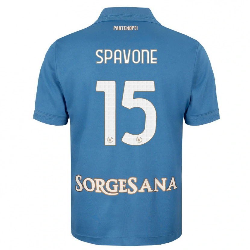 Danxen Kvinnor Alessandro Spavone #15 Dimblå Vit Hemmatröja Matchtröjor 2026/27 Tröjor T-Tröja