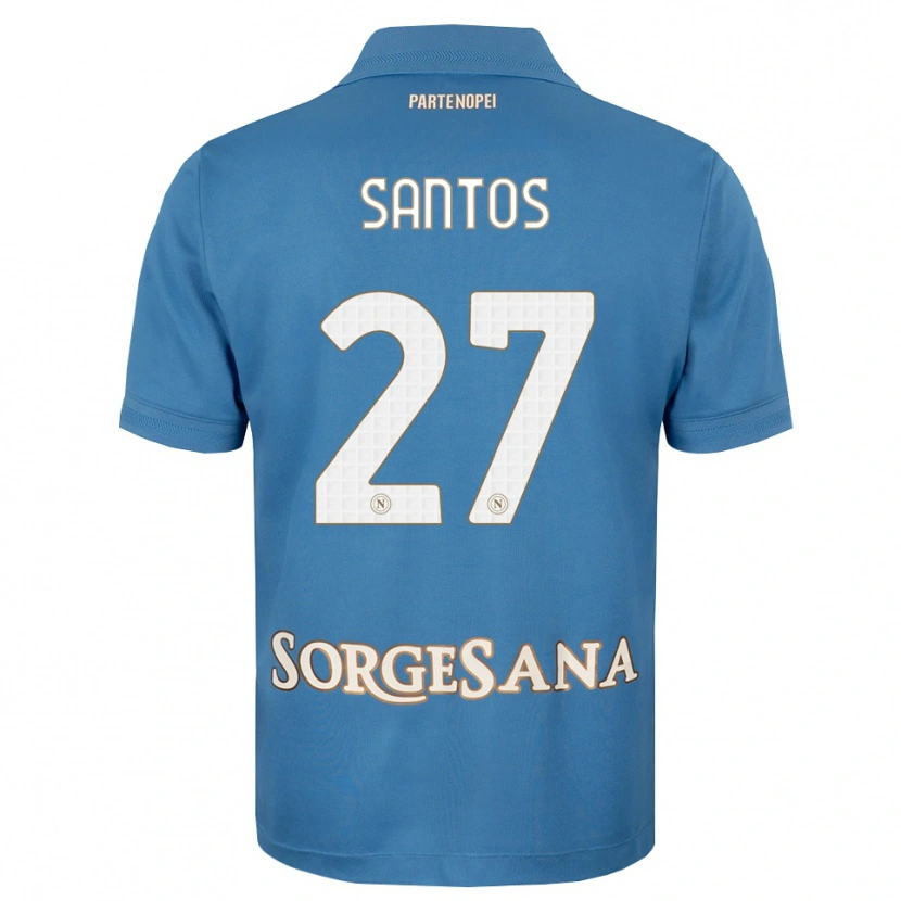 Danxen Kvinnor Alisson Santos #27 Dimblå Vit Hemmatröja Matchtröjor 2026/27 Tröjor T-Tröja