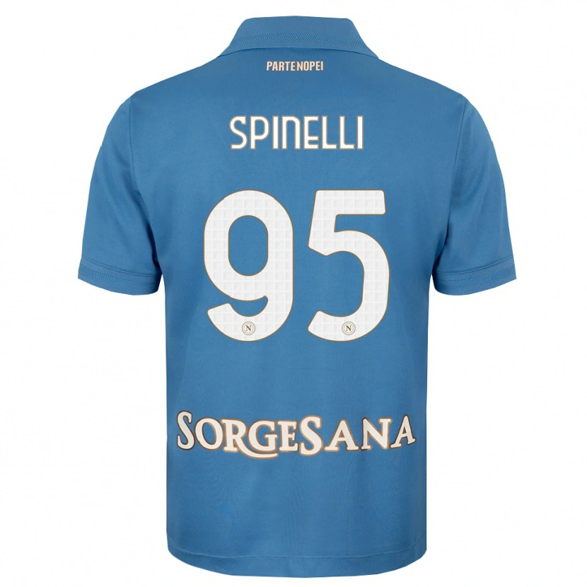 Danxen Kvinnor David Spinelli #95 Dimblå Vit Hemmatröja Matchtröjor 2026/27 Tröjor T-Tröja