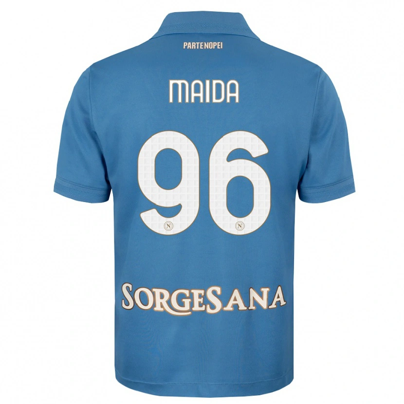 Danxen Kvinnor Giuseppe Maida #96 Dimblå Vit Hemmatröja Matchtröjor 2026/27 Tröjor T-Tröja