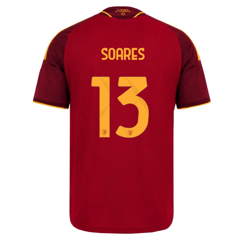 Danxen Kvinnor Jayden Soares #13 Röd Gyllene Gul Hemmatröja Matchtröjor 2026/27 Tröjor T-Tröja