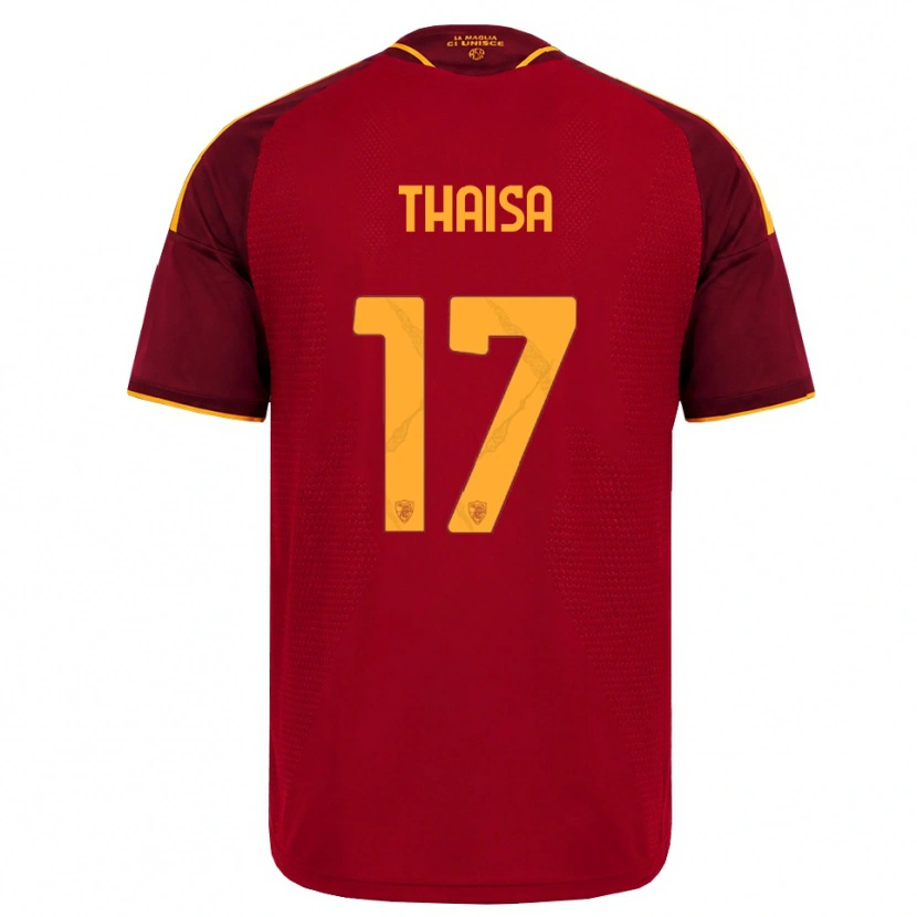 Danxen Kvinnor Thaisa #17 Röd Gyllene Gul Hemmatröja Matchtröjor 2026/27 Tröjor T-Tröja