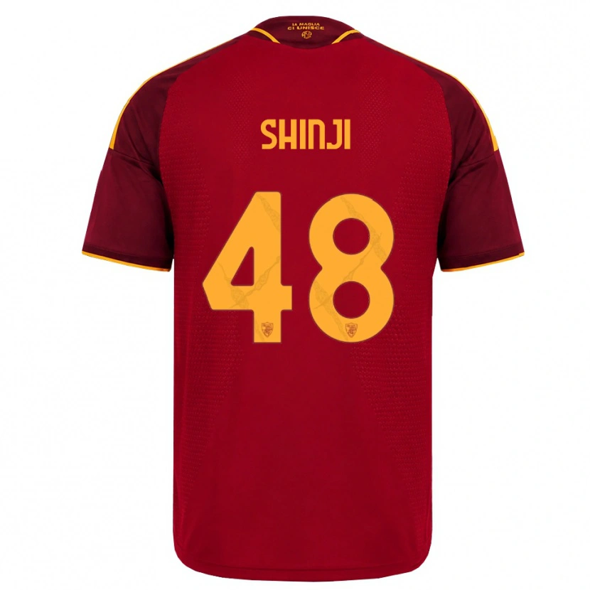 Danxen Kvinnor Shin-Ji Kim #48 Röd Gyllene Gul Hemmatröja Matchtröjor 2026/27 Tröjor T-Tröja