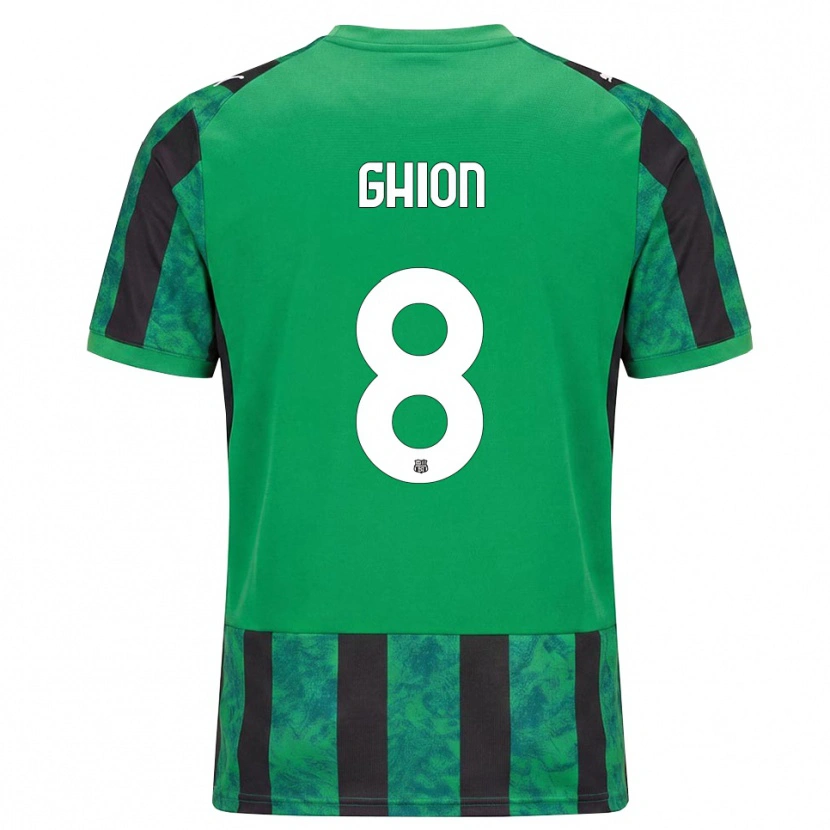Danxen Kvinnor Andrea Ghion #8 Grön Svart Vit Hemmatröja Matchtröjor 2026/27 Tröjor T-Tröja