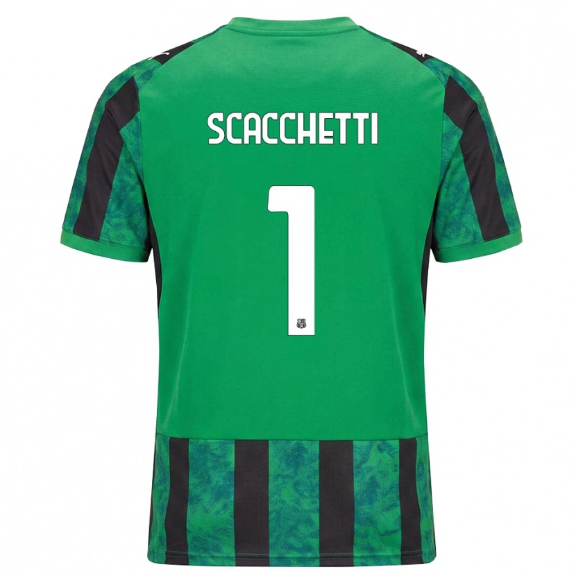 Danxen Kvinnor Alessandro Scacchetti #1 Grön Svart Vit Hemmatröja Matchtröjor 2026/27 Tröjor T-Tröja