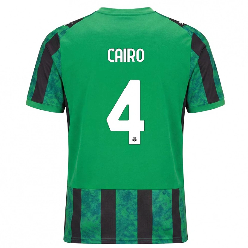 Danxen Kvinnor Nicolas Cairo #4 Grön Svart Vit Hemmatröja Matchtröjor 2026/27 Tröjor T-Tröja