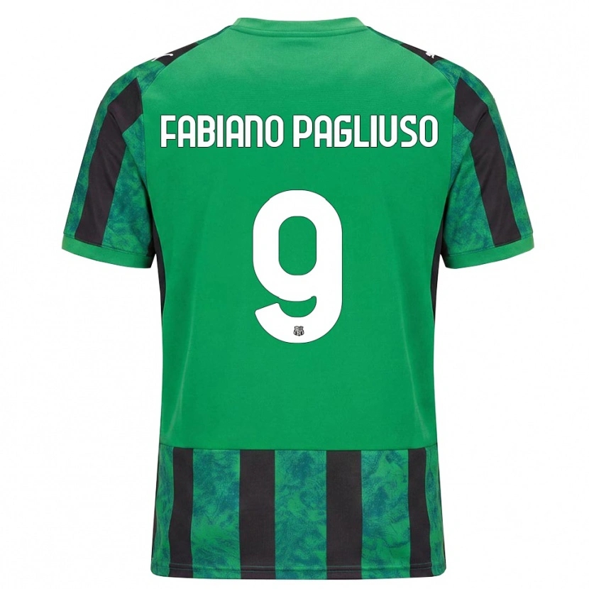 Danxen Kvinnor Paolo Fabiano Pagliuso #9 Grön Svart Vit Hemmatröja Matchtröjor 2026/27 Tröjor T-Tröja