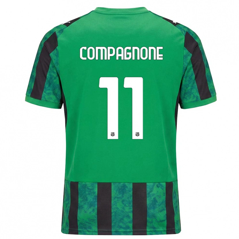 Danxen Kvinnor Pasquale Compagnone #11 Grön Svart Vit Hemmatröja Matchtröjor 2026/27 Tröjor T-Tröja