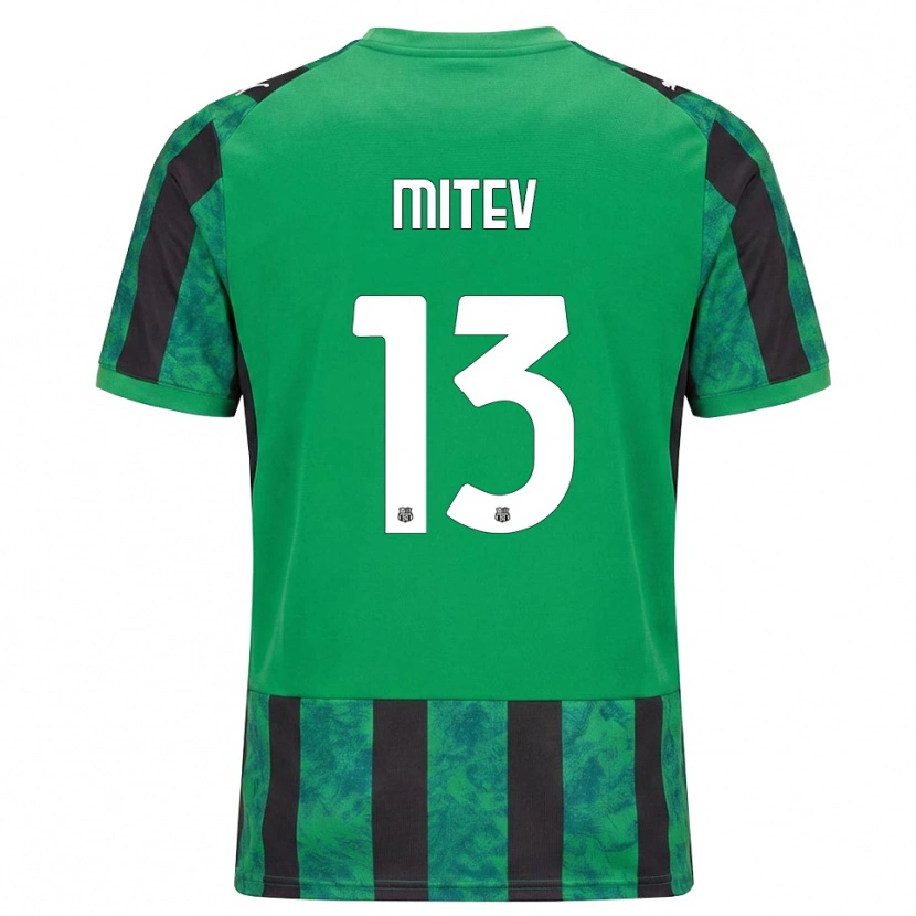 Danxen Kvinnor Nikola Mitev #13 Grön Svart Vit Hemmatröja Matchtröjor 2026/27 Tröjor T-Tröja