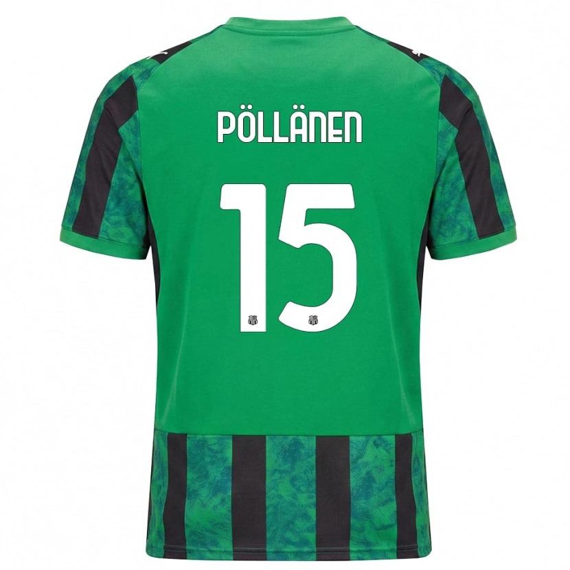 Danxen Kvinnor Pharez Pöllänen #15 Grön Svart Vit Hemmatröja Matchtröjor 2026/27 Tröjor T-Tröja