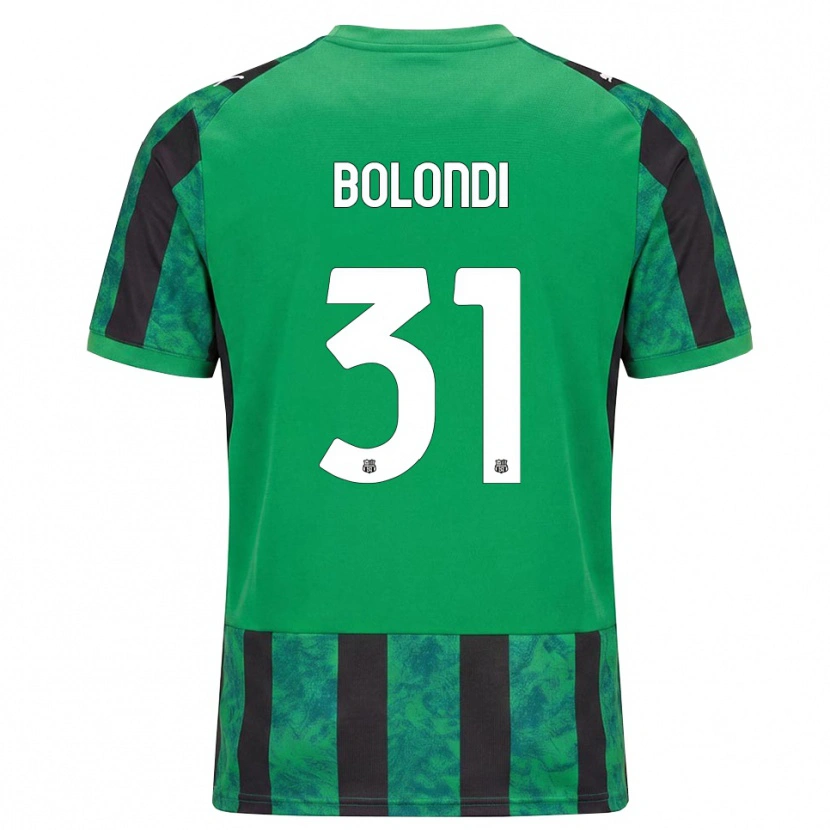 Danxen Kvinnor Francesco Bolondi #31 Grön Svart Vit Hemmatröja Matchtröjor 2026/27 Tröjor T-Tröja