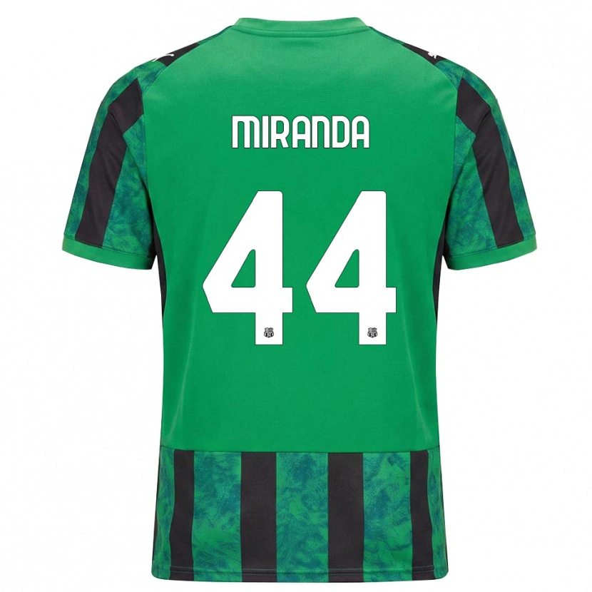 Danxen Kvinnor Kevin Miranda #44 Grön Svart Vit Hemmatröja Matchtröjor 2026/27 Tröjor T-Tröja
