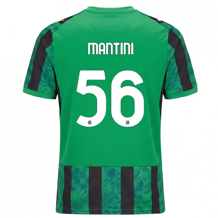 Danxen Kvinnor Raffaele Mantini #56 Grön Svart Vit Hemmatröja Matchtröjor 2026/27 Tröjor T-Tröja