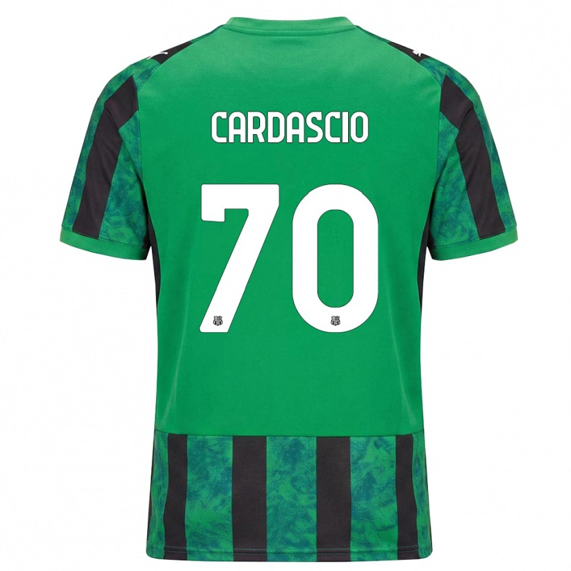 Danxen Kvinnor Alessandro Cardascio #70 Grön Svart Vit Hemmatröja Matchtröjor 2026/27 Tröjor T-Tröja