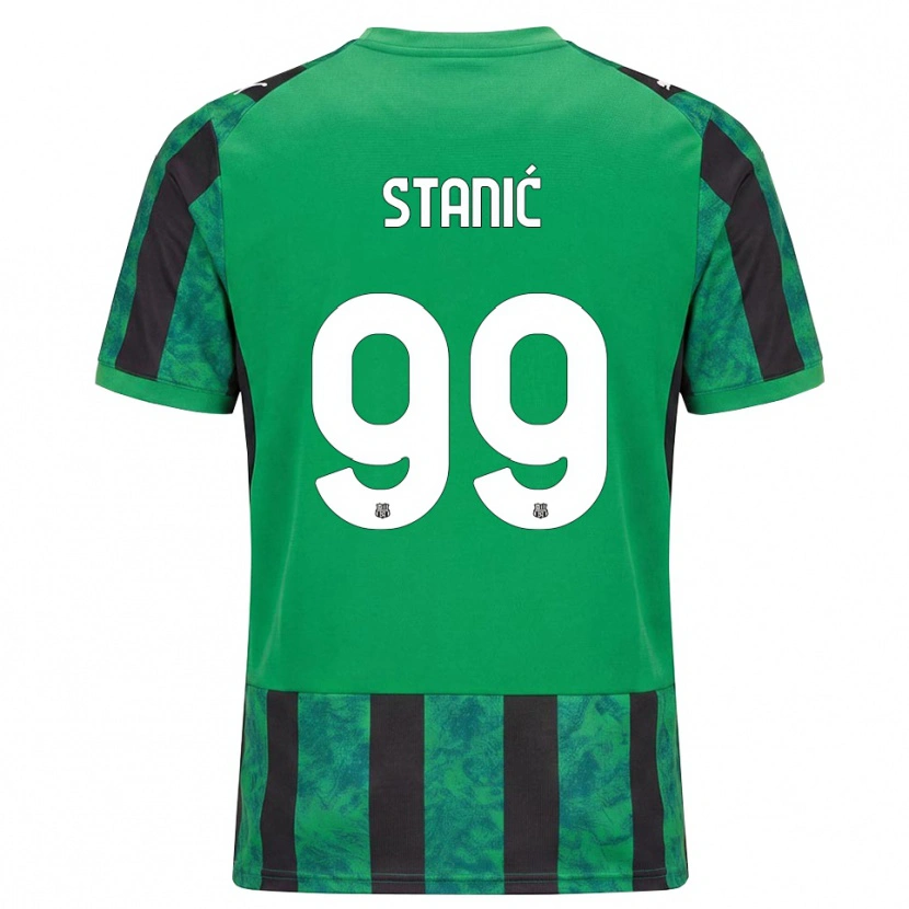 Danxen Kvinnor Paulina Stanić #99 Grön Svart Vit Hemmatröja Matchtröjor 2026/27 Tröjor T-Tröja
