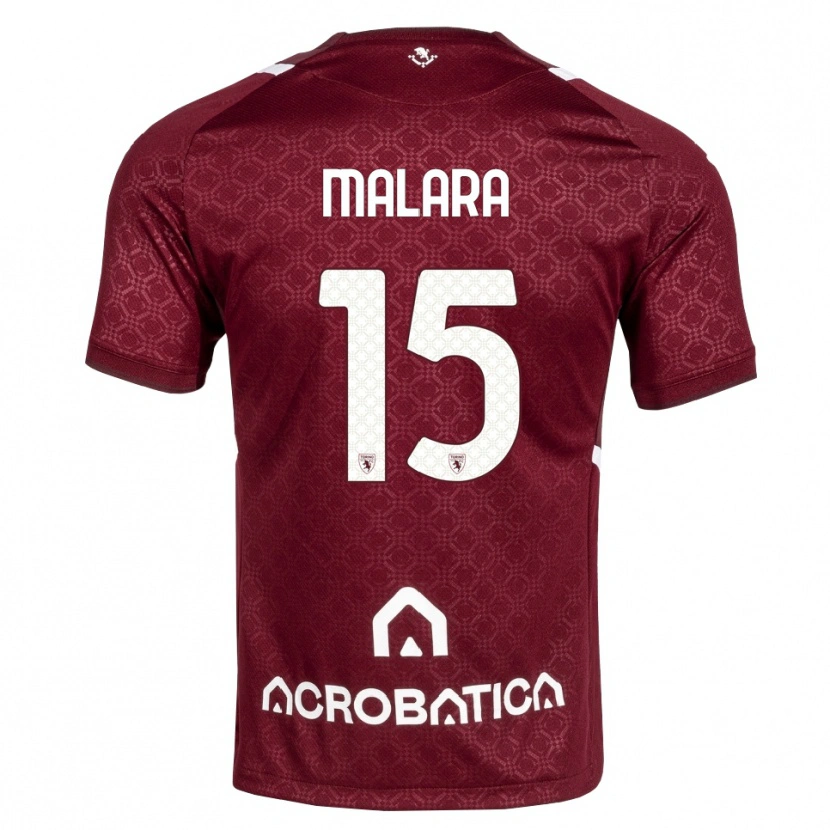 Danxen Kvinnor Sara Malara #15 Burgundy Vit Hemmatröja Matchtröjor 2026/27 Tröjor T-Tröja