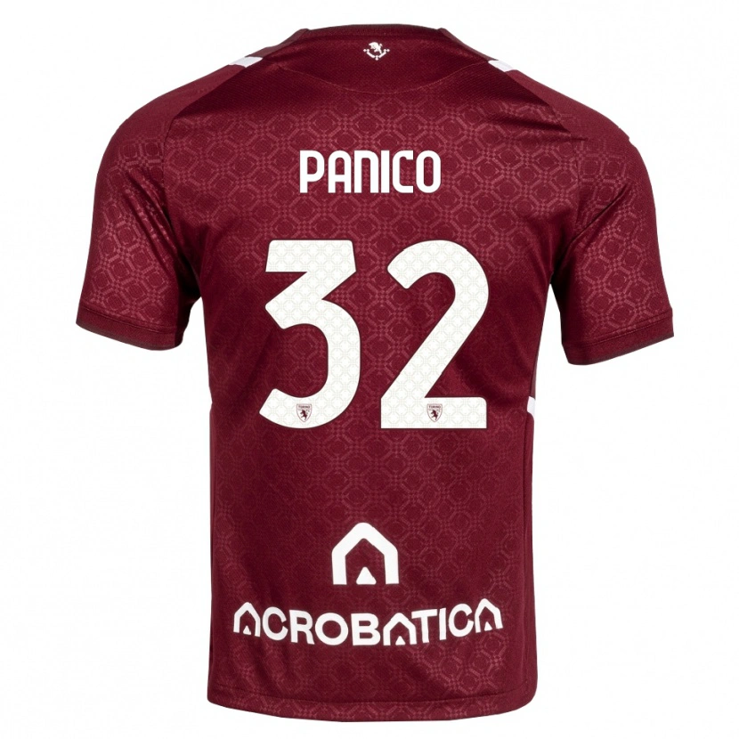 Danxen Kvinnor Patrizia Panico #32 Burgundy Vit Hemmatröja Matchtröjor 2026/27 Tröjor T-Tröja