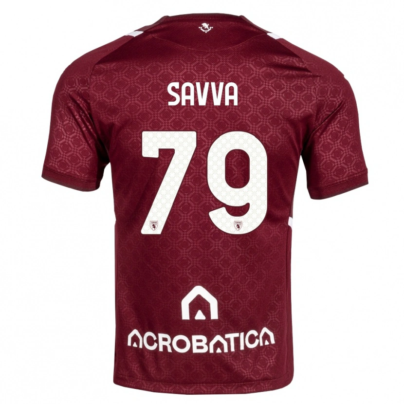 Danxen Kvinnor Zanos Savva #79 Burgundy Vit Hemmatröja Matchtröjor 2026/27 Tröjor T-Tröja