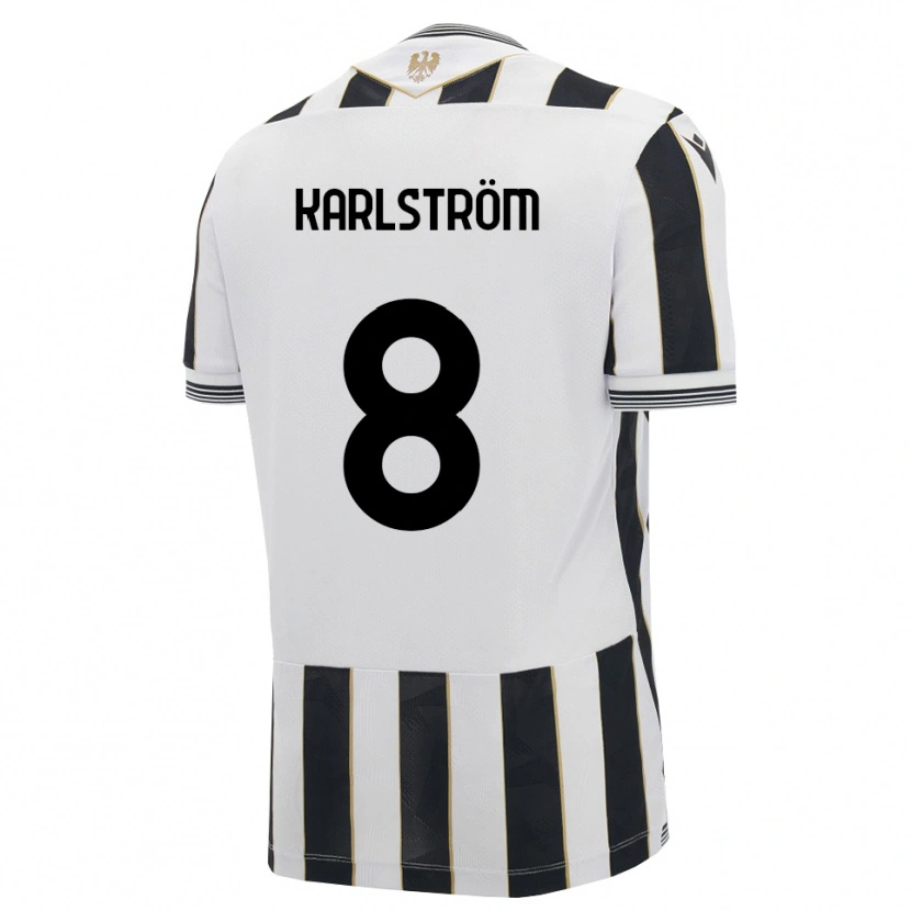 Danxen Kvinnor Jesper Karlström #8 Svart Vit Rosa Hemmatröja Matchtröjor 2026/27 Tröjor T-Tröja