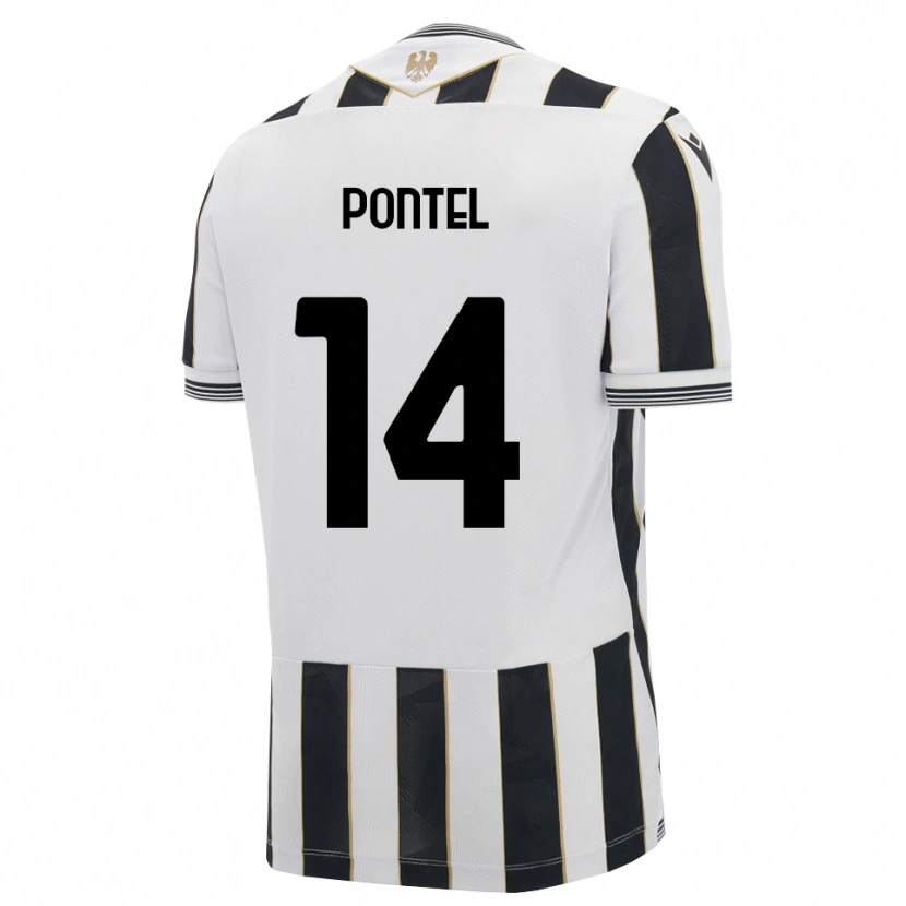 Danxen Kvinnor Simone Pontel #14 Svart Vit Rosa Hemmatröja Matchtröjor 2026/27 Tröjor T-Tröja